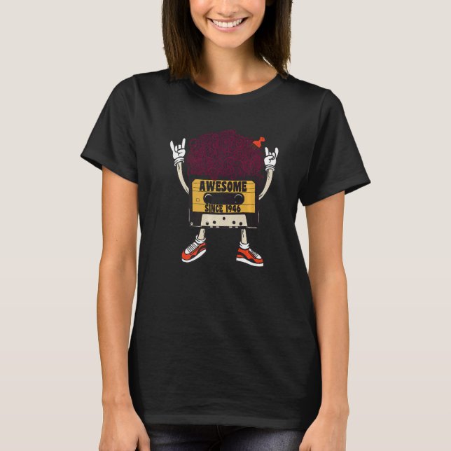 Unapologetically black awesome since 1946 african  T-Shirt (Vorderseite)