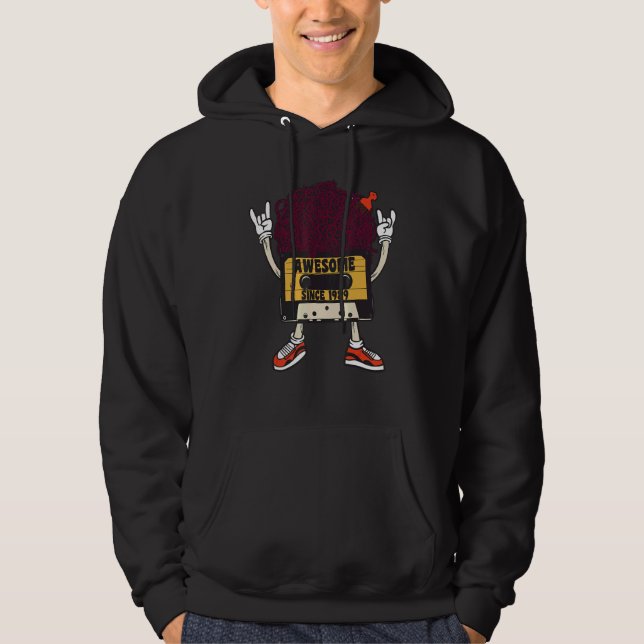 Unapologetically black awesome since 1989 african  hoodie (Vorderseite)