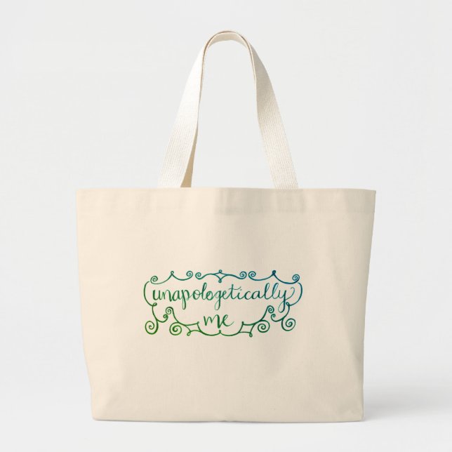 "Unapologetically ich" Tasche (Vorne)