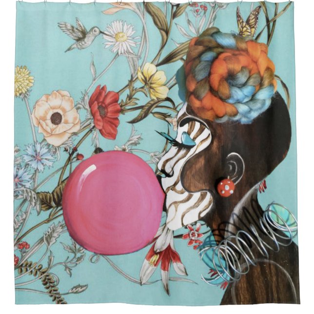 Unapologetically MISCHE ICH Duschvorhang wieder (Vorderseite)