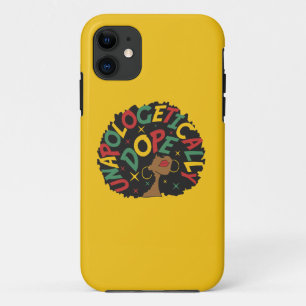 Unapologetisch dope Black Girl Afro Case-Mate iPhone Hülle