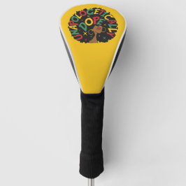 Unapologetisch dope Black Girl Afro Golf Headcover