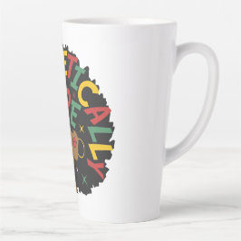 Unapologetisch dope Black Girl Afro Milchtasse