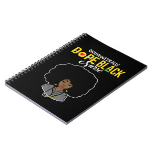 Unapologetisch Dope Black Nurse Notizblock