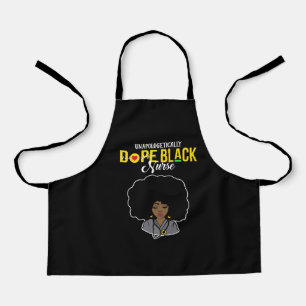 Unapologetisch Dope Black Nurse Schürze