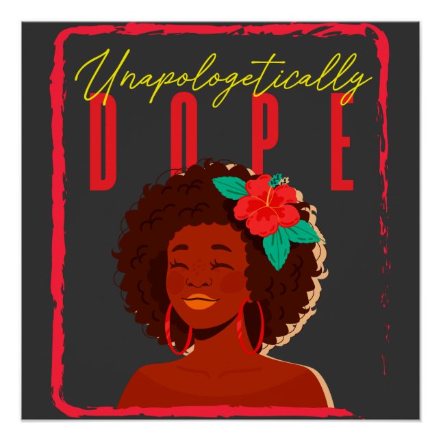 Unapologetisch dope T - Shirt | Hip Hop T Shirts | Poster (Vorderseite)