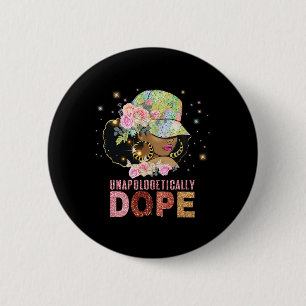 Unapologetisch Drug Black History Montag Afrikas Button