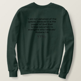 Unapologetisches Männerkragenhemd Sweatshirt