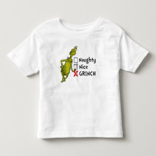 Unartig, Artig oder Grinch-Zitat Kleinkind T-shirt