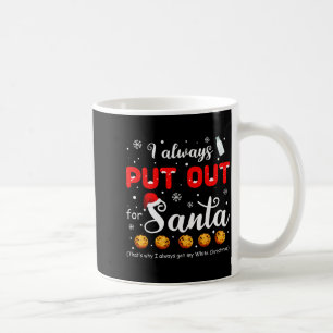 Unartig ich stelle immer für den Weihnachtsmann-We Kaffeetasse