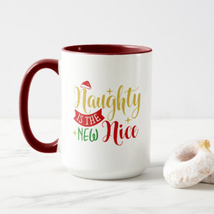 Unartig ist das neue Schick, Lustiges Weihnachtsge Tasse