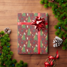 Unartige Baumkletterkatzen Lustiges Weihnachten Geschenkpapier