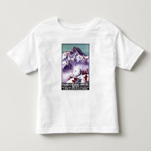 Unartige Gnome machen riesigen Schneeball Poster Kleinkind T-shirt