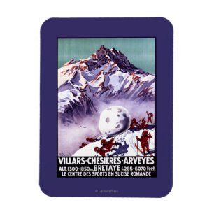 Unartige Gnome machen riesigen Schneeball Poster Magnet