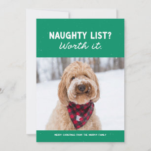 Unartige Liste lustig süß grün Weihnachten