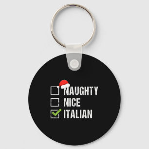 Unartige nette italienische Hemd Italien Weihnacht Schlüsselanhänger