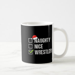 Unartige Nice Wrestler-Shirt Wrestling Santa Chris Kaffeetasse
