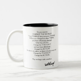 unASLEEP Auge-Betrug Kaffee-Tasse, schwarz Zweifarbige Tasse