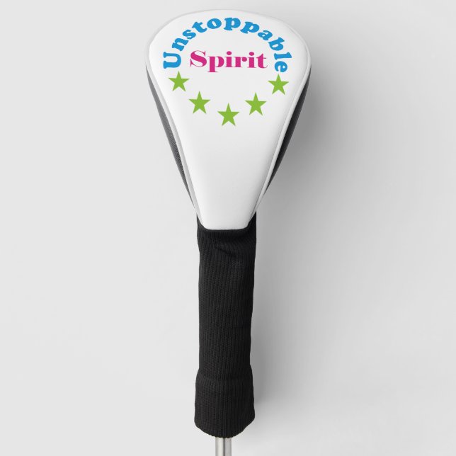 unaufhaltbarer Geist Golf Headcover (Vorderseite)