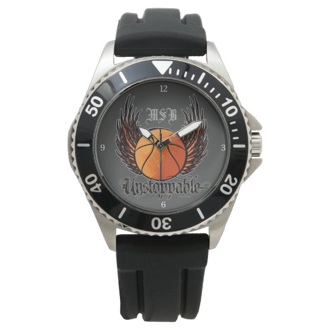 Unaufhaltsam (Basketball) Armbanduhr (Vorderseite)
