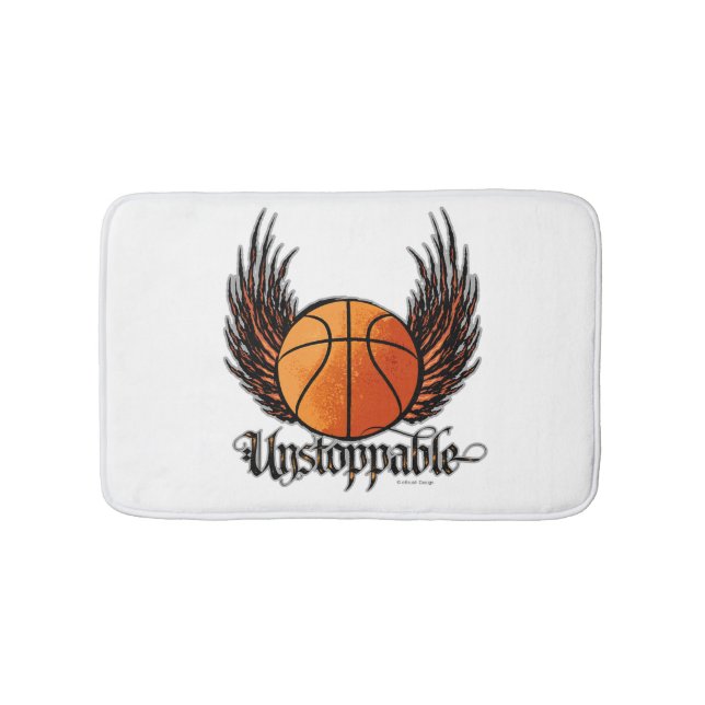 Unaufhaltsam (Basketball) Badematte (Vorderseite)
