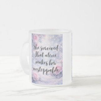 Unaufhaltsam durch überlebensorientierte Inspirati Mattglastasse