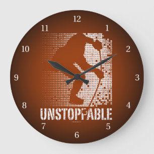 Unaufhaltsam (Hockey) Große Wanduhr