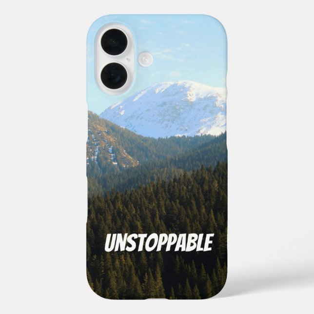 unaufhaltsam iPhone 16 hülle (Rückseite)