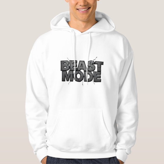 Unaufhaltsam: Motivierend Gym-Design Hoodie (Vorderseite)