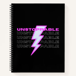 unaufhaltsam, Motivierend, inspirierend Notizbuch