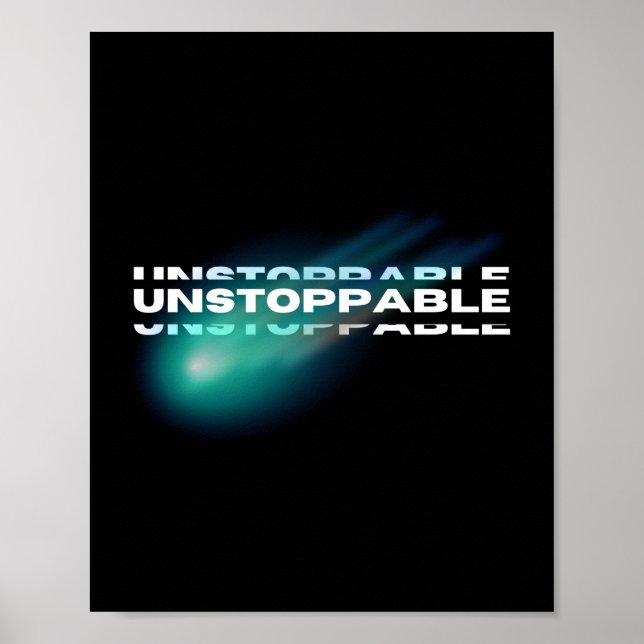 unaufhaltsam, Motivierend, inspirierend Poster (Vorne)
