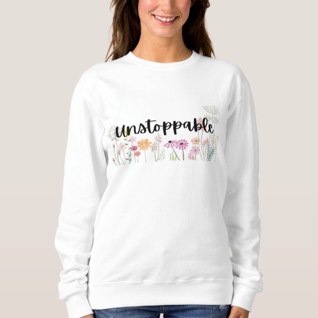 unaufhaltsam sweatshirt (Vorderseite)