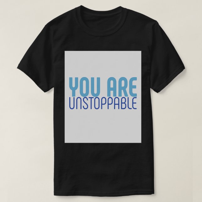 unaufhaltsam T-Shirt (Design vorne)