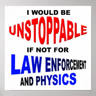 Unaufhaltsame Probleme Funny Poster