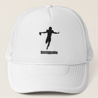 Unaufhaltsame weiße Tasse Truckerkappe