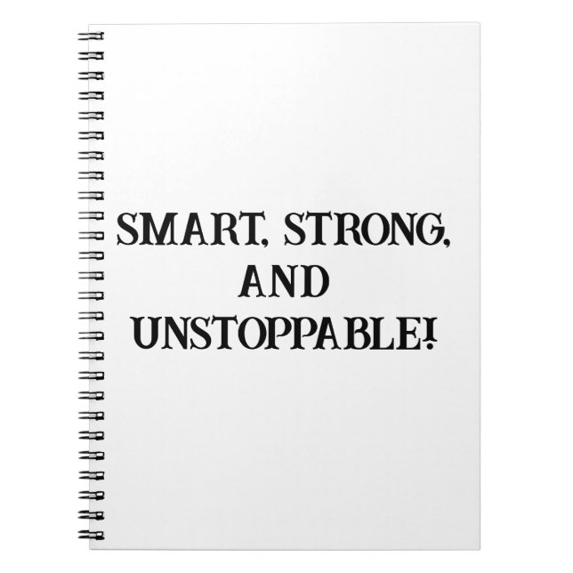 Unaufhaltsames Empowerment-Notebook für Kinder Notizblock (Vorderseite)