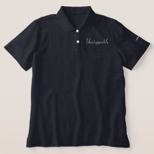 Unaufhaltsames Moonbird Women's dunkles Polo-Shirt