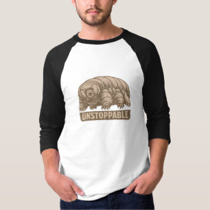 Unaufhaltsames Tardigrad Vintage Wissenschaftskuns T-Shirt