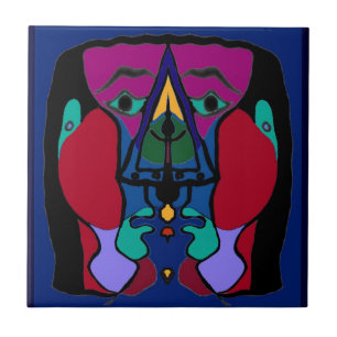 Unausgeglichenes Abstrakt Fliese