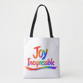 UNAUSSPRECHLICHE FREUDE - 1 Petrus 1:8 Tasche
