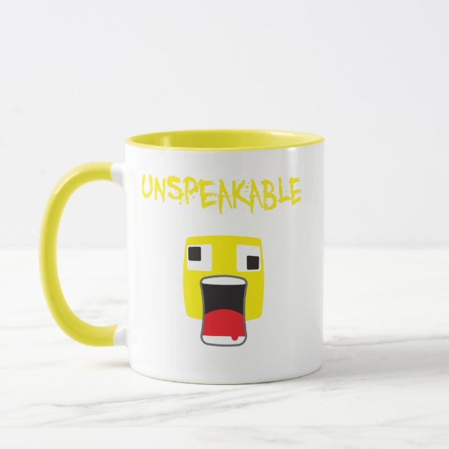 Unaussprechliche lustige quot Kinder Tasse (Links)