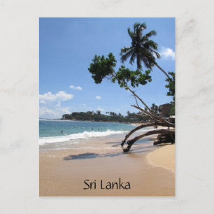 unawatuna beach sri lanka postkarte