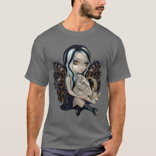 Unbedarftes gotisches feenhaftes Skelett des T-Shirt