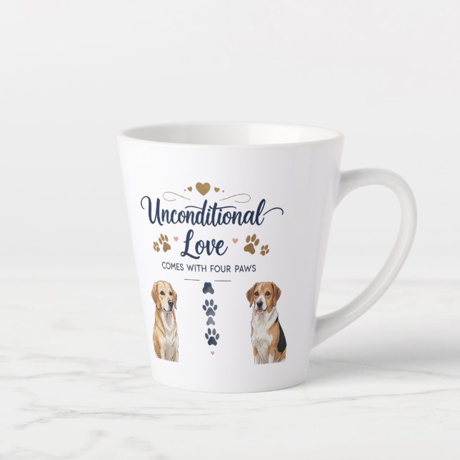 Unbedingte Liebe kommt mit vier Paws - Kleine Milchtasse (Rechts)