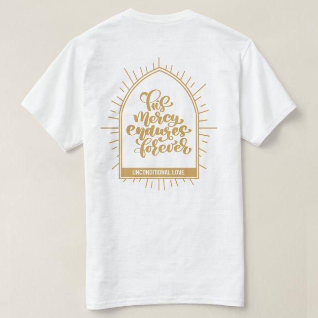 UNBEDINGTE LIEBE T-Shirt (Design Rückseite)