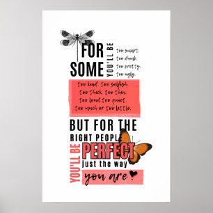Unbedingte Liebe und Annahmefreundlichkeit - Angeb Poster