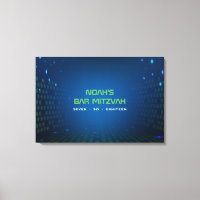 UNBEDINGTES VIDEOGAMING Bar Mitzvah Sign in Board