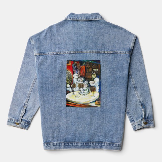 Unbeeindruckt von Challenge Jeansjacke (Rückseite)