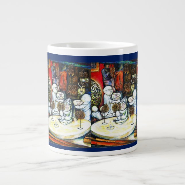 Unbeeindruckt von Challenge Jumbo-Tasse (Vorderseite)