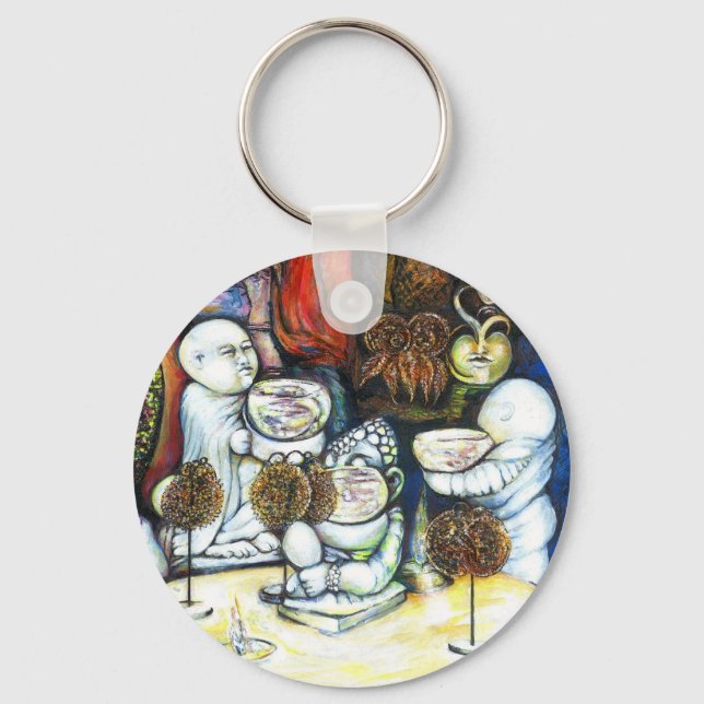 Unbeeindruckt von Challenge Schlüsselanhänger (Vorderseite)